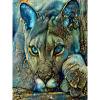 thumbnail image 1 of Cuadro de dibujo de taladro redondo completo 5D, pintura de diamante Animal, adorno para sala de estar Hugtrwg Para estrenar, 1 of 9