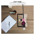 thumbnail image 3 of MERRYHAPY 10Ud Protector De Cable USB Rosa Para Cargador Con Pie Resistente Y Decorativo, 3 of 8
