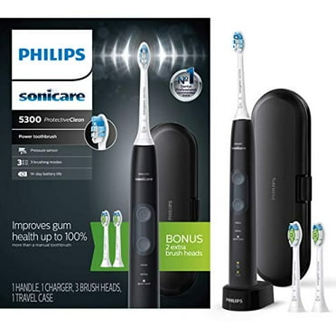 Philips Sonicare Protective Clean 5300 Rechargeable Electric Toothbrush, Black