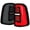 Black Housing Smoke Lens, variant on Spec-D Tuning Full LED Black Smoke Tail Lights w/ White LED Sequential Turn Signals and Startup Animation Compatible with 2019-2024 Dodge RAM 1500, Left + Right Pair Assembly