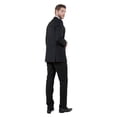 thumbnail image 3 of Mens Slim Fit Solid 2 Piece Pick Stitch Suit Set Notch Lapel, 3 of 4