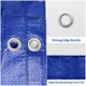 thumbnail image 2 of Lona MVPNET de 20 x 30 pies, 100% impermeable, resistente a los rayos UV, azul, 0,13 mm, 2 of 7
