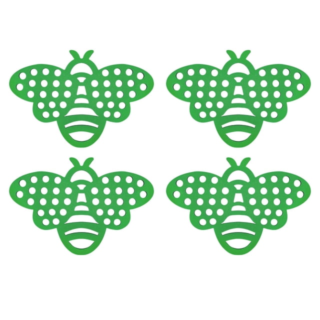 Juego de 4 piezas de accesorios flotantes para jardín: regadera, plataforma de aterrizaje para mariposas, Verde