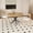 Oak+MDF+Beach, variant on LHYY 47 Inch Extendable Round Dining Table for 4-8 with Storage,Walnut Finish Circle Dining Table with Metal Frame Thickened Top,Multi-Functional Kitchen Living Room Table