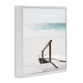 thumbnail image 3 of Stupell Industries Resting Board Beach Coast White Framed Giclee Art, design by Noah Bay, 17 x 17, 3 of 8