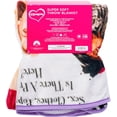 thumbnail image 4 of Silver Buffalo Clueless Movie Poster Alicia Silverstone Features Cher, Dionne, and Tai Fleece Throw Blanket 45" x 60", 4 of 8