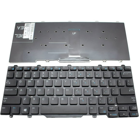 New Laptop Keyboard (Non-Backlit Without Frame) Replacement for Dell Latitude 3340 3350 E5450-094F68 NSK-LKAUW 9Z.NB2UW.A01 US Layout Black Color
