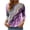 ZH-Purple-Shirts, variant on Jsaierl Womens 3/4 Length Sleeve Tops Summer Round Neck Shirts Cute Graphic Petite Blouses Work Elegant T-shirts Top S-3XL
