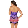 thumbnail image 2 of Swimsuits for All Longer Length Scarf Bandeau Tankini Set With Boy Short, 2 of 6