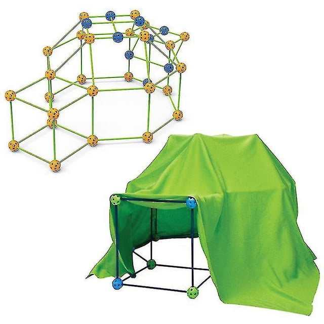 Juego de casa de juegos LIUXGMXG Carpa de inserción de cuentas 87 piezas 51 varillas 36 conectores