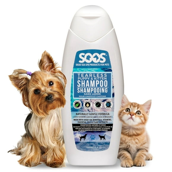 Natural Dead Sea Tearless Puppy & Kitten Shampoo - Soos Pets
