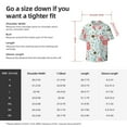 thumbnail image 7 of Daiia Cute Flamingo Men's Linen Shirts Short Sleeve Casual Shirts Button Down Shirt for Men Beach Summer Wedding Shirt-XX-Large, 7 of 7