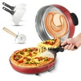 thumbnail image 1 of VEVOR Pizza Oven, 14 in Electric Pizza Maker, 1600W Electric Pizzas Cooker with Cordierite Stone, 5-Mode Temperature Control, Viewing Window for Precise Cooking, Heats up to 698 ˚F, 1 of 9
