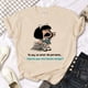 thumbnail image 3 of Camisetas Mafalda para mujer, camiseta japonesa, ropa gráfica divertida de diseñador para mujer, 3 of 5