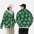 thumbnail image 4 of Kdxio Christmas Pattern At Buffalo Plaid Print Women Men Sun Protection UPF 50+ Jackets Zip Up Long Sleeve Hoodie Hiking Lightweight with Pockets, 4 of 7