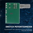 thumbnail image 4 of Scienceny 4 Uds. Mini placa amplificadora Digital de 5V con potenciómetro de interruptor 3W + 3W DC 5V amplificador de Audio práctico tablero de módulo Herramientas y ferretería Scienceny TO002811-00, 4 of 5