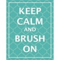 thumbnail image 3 of Harbick, N 20x24 Black Modern Framed Museum Art Print Titled - Keep Calm and Brush, 3 of 5
