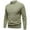 Green, variant on Men's Fall Winter Sweater Tops Long Sleeve Casual Crew Neck Button Solid Color T Shirts Knitwear Pullover Comfy Stretchy Soft Cozy Shirts Blouses