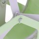 thumbnail image 3 of Rueda de ejercicio para erizos, hámster, rata, jerbo, jaula, juguete de ejercicio, 3 colores Verde, 3 of 9