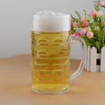 thumbnail image 1 of QUTETN Kitchen Gadgets Tableware Reusable 32Oz Plastic Beer Mug 1 Liter With Handles Pineapple Cup Multicolor, 1 of 4