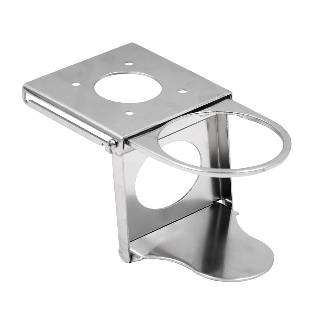 RV Stainless Steel Cup Holder Trailer Lifting Table Beverage Rack RV  Ashtray Cup Folding Table Tea Cup Holder - AliExpress