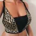 thumbnail image 5 of Virmaxy Womens Underwire Bra Alluring Bra Camouflage Lace Printed Seamless Wireless Fitted Underwear Thermal Underwear Tops Daily Bra, 5 of 5