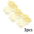 thumbnail image 2 of LYMAYTER 3 Pack Kids Girls Socks Toddler Cute Double Big Ruffled Dress Princess for Socks 1-12Y, 2 of 7