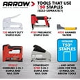 thumbnail image 4 of Grapas Arrow Fastener 14 mm T50, 4 of 9