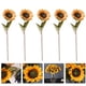 thumbnail image 5 of GOOHOCHY 5 unids decoraciones de girasoles artificiales retro girasoles simulación girasol (amarillo), 5 of 7