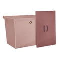 thumbnail image 1 of Caja California La Ardilla con tapa rosa satín / rosa burgundy, 1 of 4