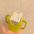 thumbnail image 5 of Clearance Under $5 2024 Japanese And Korean Infant Water Cup Holder Carton Milk Adjustable Anti Spill Container Baby Milk And Water Cup Holder, 5 of 6