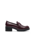 thumbnail image 2 of Mocasines de Tacón Grueso con Plataforma Burdeos para Mujer DREAM PAIRS, 2 of 8