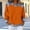 A212 Orange, variant on Sweatshirt for Women Neck Long Sleeve Casual Loose Fit Pullover Denim Contrast Raglan Sleeve Waffle Knit Soft Breathable Autumn Tops