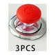 thumbnail image 3 of 3 botones pulsadores para inodoro, botón para tanque de inodoro, perillas modernas para cajones de cocina y baño. Rojo, 3 of 9