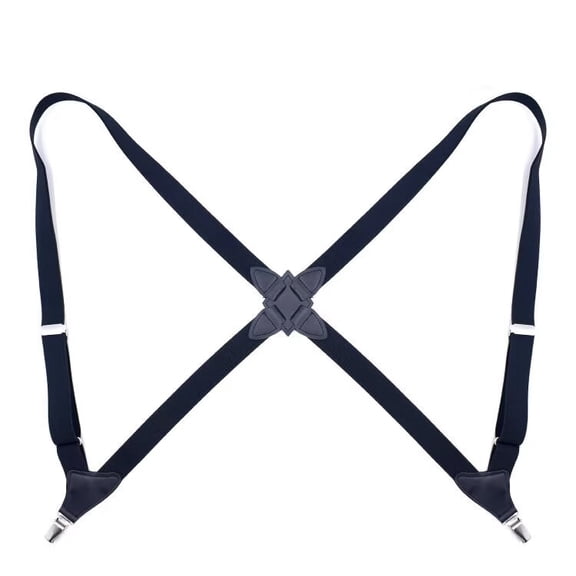 Side Clips Suspenders for Men Heavy Duty 1.4" Trucker Style Work Suspender Elastic Suspenders Groomsmens Gift