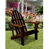 Shine Company Catalina Adirondack Chair - Burnt Brown