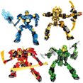 thumbnail image 4 of Figura de acción Ninja Lloyd War Armor Mech Mini Model Building Blocks Compatible Legoboys Technic Anime Cities Juguetes para niños Regalos, 4 of 5