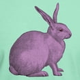 thumbnail image 3 of CafePress - Purple Bunny Rabbit Dark T Shirt - Men's Classic Graphic Cotton T-Shirt, 3 of 4