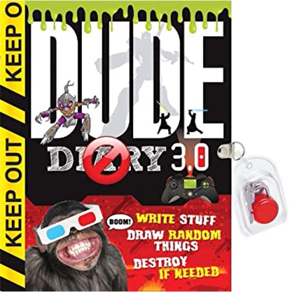 Pre-Owned Dude Diary 3.0: Write Stuff Draw Random Things Destroy If Needed Again! (Unknown) 1892951622 9781892951625