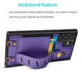 thumbnail image 4 of Tiflook For Samsung Galaxy S22 Ultra 5G Wallet Case PU Leather Wristlet Card Holder Slot Carrying [Crossbody Strap] Purse Cover Purple, 4 of 7