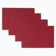 thumbnail image 2 of TOWN & COUNTRY LIVING Somers Reversible Placemat 4-Pack Set, Claret Red, 13"x17.5", 2 of 7