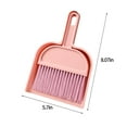 thumbnail image 3 of TACILIP Plastic Mini Besom and Dustpan,Mini Cleaning Brush with Dustpan Set Desktop Cleaning Accessories Cleaning Supplies, Gifts for Him, 3 of 6