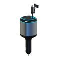 thumbnail image 3 of 96W Car Charger 4in1 Retractable Car Cigarette Lighter Adapter USB Type C S0O1, 3 of 7
