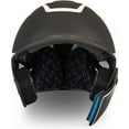 thumbnail image 5 of Champro Sports Adult HX Legend Plus Batting Helmet W/Universal Jaw Guard Black/White 7 - 7 1/2, 5 of 7