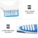 thumbnail image 4 of 2 juegos de cepillos ortopédicos portátiles, cepillos dentales portátiles, cepillos de limpieza para dentaduras postizas, suministros de viaje, 4 of 6