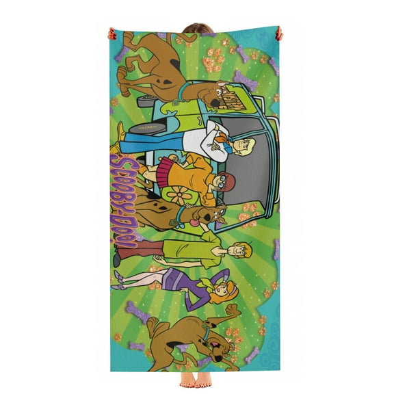 Scooby Doo Beach Towel Gift for Women Girls Boys Teenager Men 30"x60" Quick Drying Microfiber