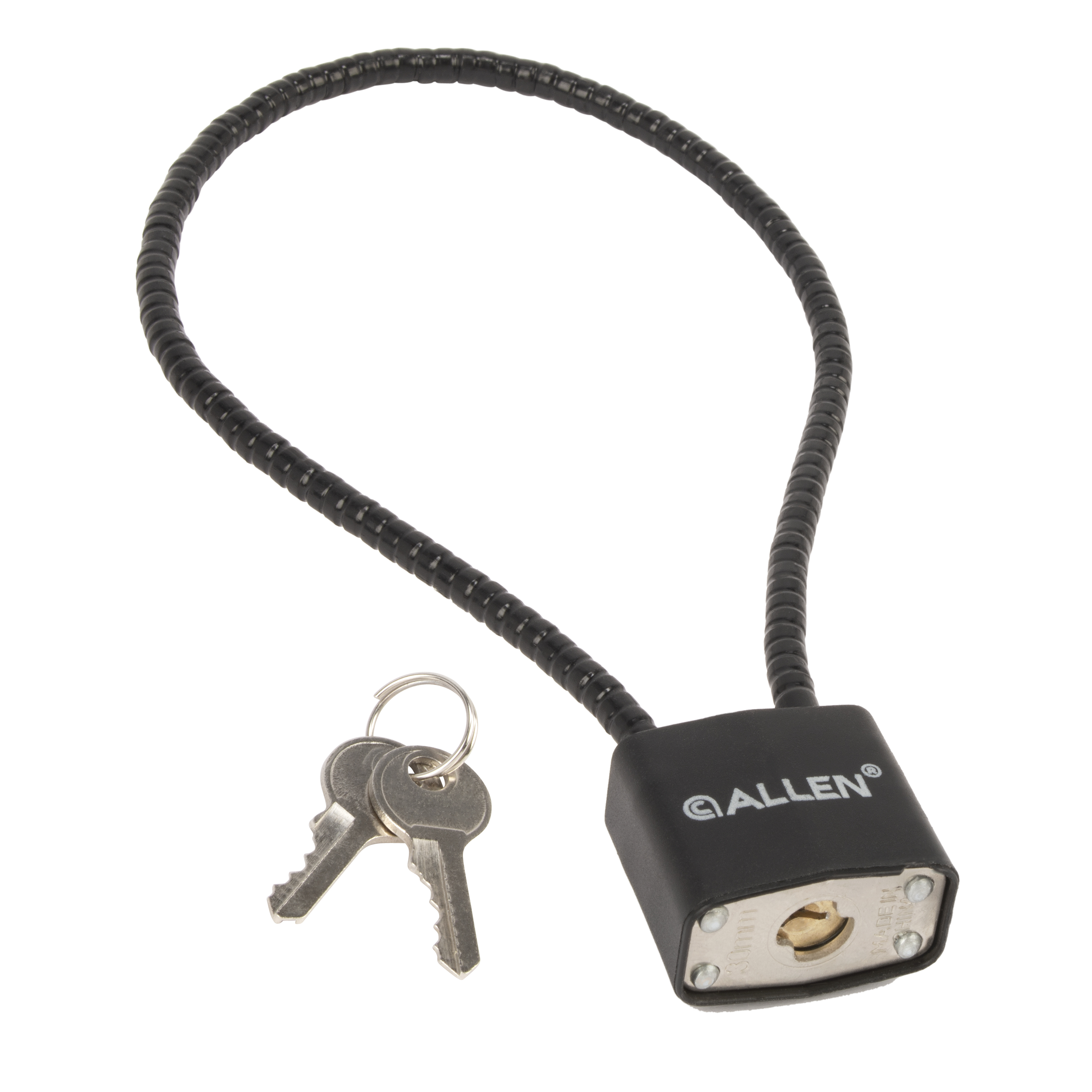Allen Company 15" Cable Lock, 2-Pack, Black