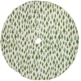 thumbnail image 3 of Northlight 48" Cream White and Green Forest Christmas Tree Skirt, 3 of 6