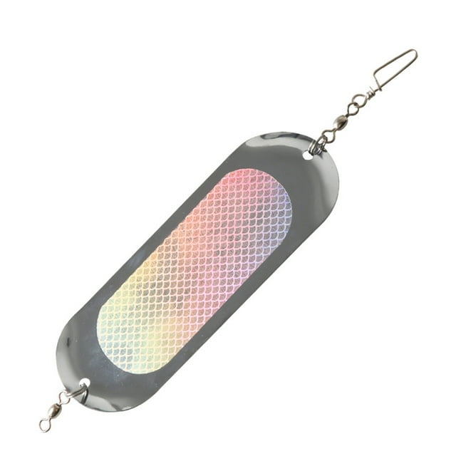 Visland Fishing Flasher Rustproof Reusable Compact Size Portable Reflective Freshwater Seawater Metal Flash Board Fishing Accessories