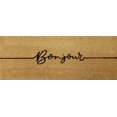 thumbnail image 1 of "Bonjour" Large Coir Double Door Mat #NIV78, 1 of 2